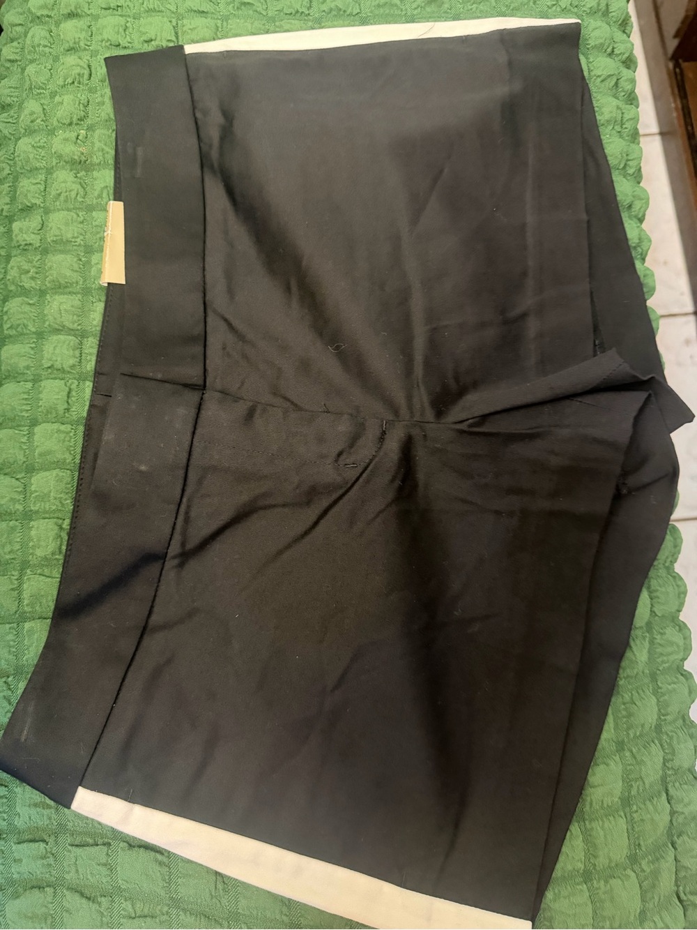 Express Black Shorts with Contrast Hem